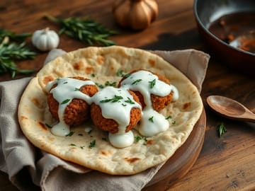 Middle‑Eastern Falafel Pockets with Tahini Yogurt
